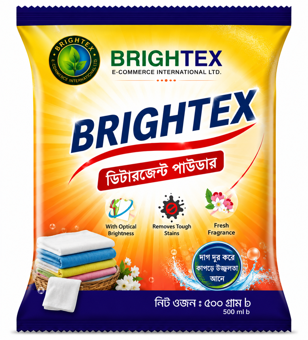 Brightex Detergent Powder 500gm