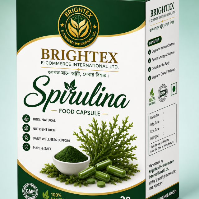 Brightex Spirulina Cap 60 Pieces